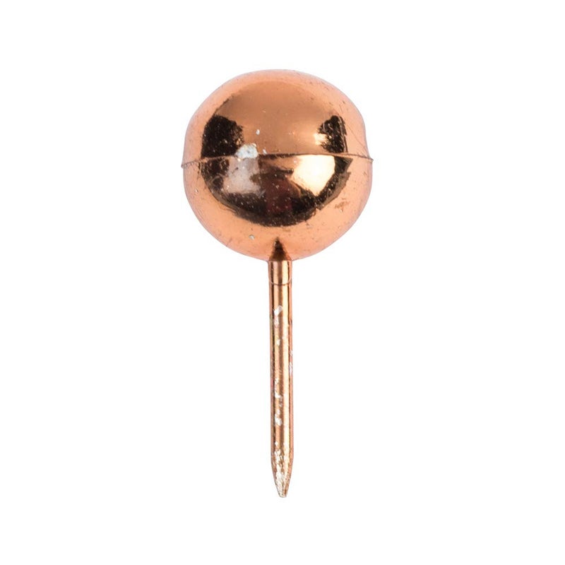 JAM PAPER Colorful Push Pins - Round Head Map Thumb Tacks - Rose Gold Pushpins - 100/Pack - Image 4